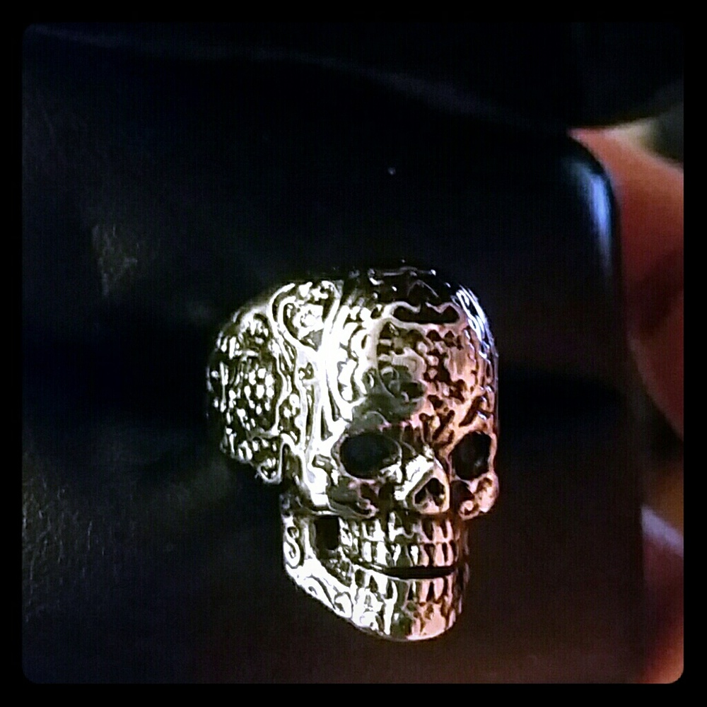 Harley davidson skull ring